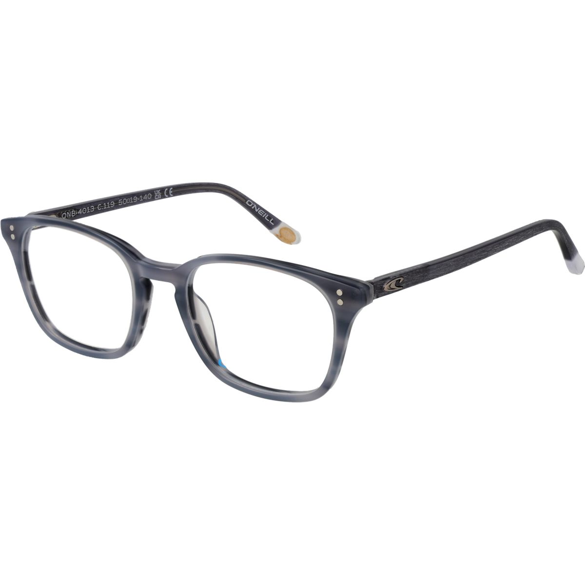 Rechteckige Acetatbrille mit Vollrand