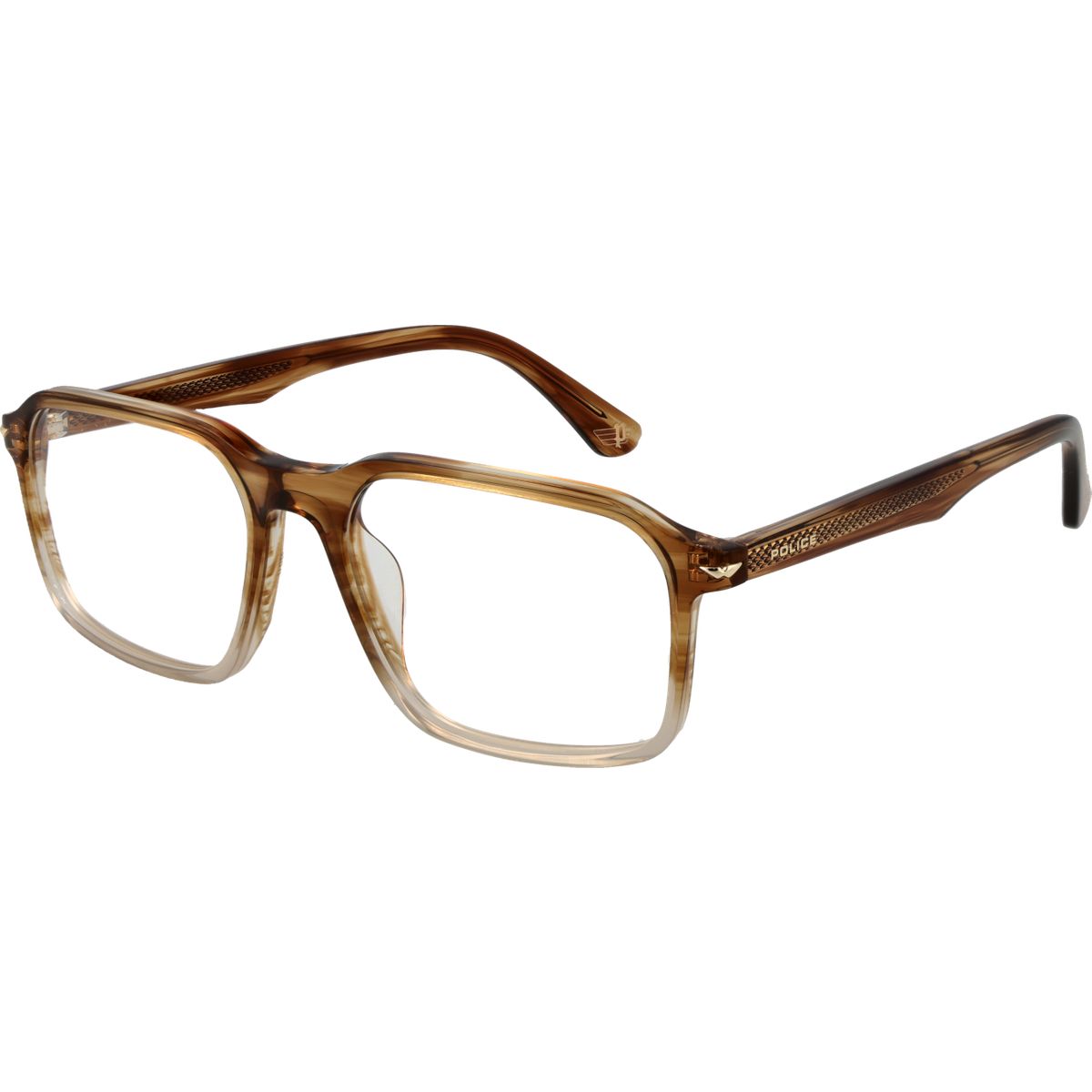 Rechteckige Acetat-Brille mit Vollrand