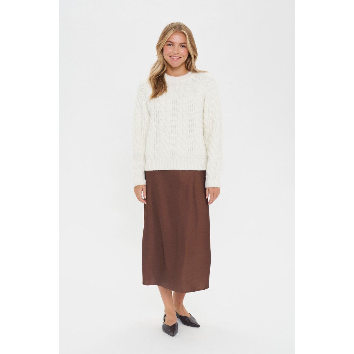 Strickpullover NylaSZ Strickpullover Gerade Passform