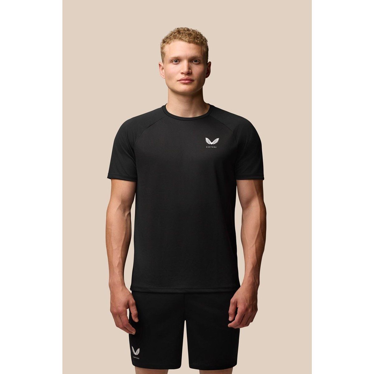 Castore Adapt Trainings-T-Shirt aus Polyester für Herren in Schwarz Activewear T-Shirts