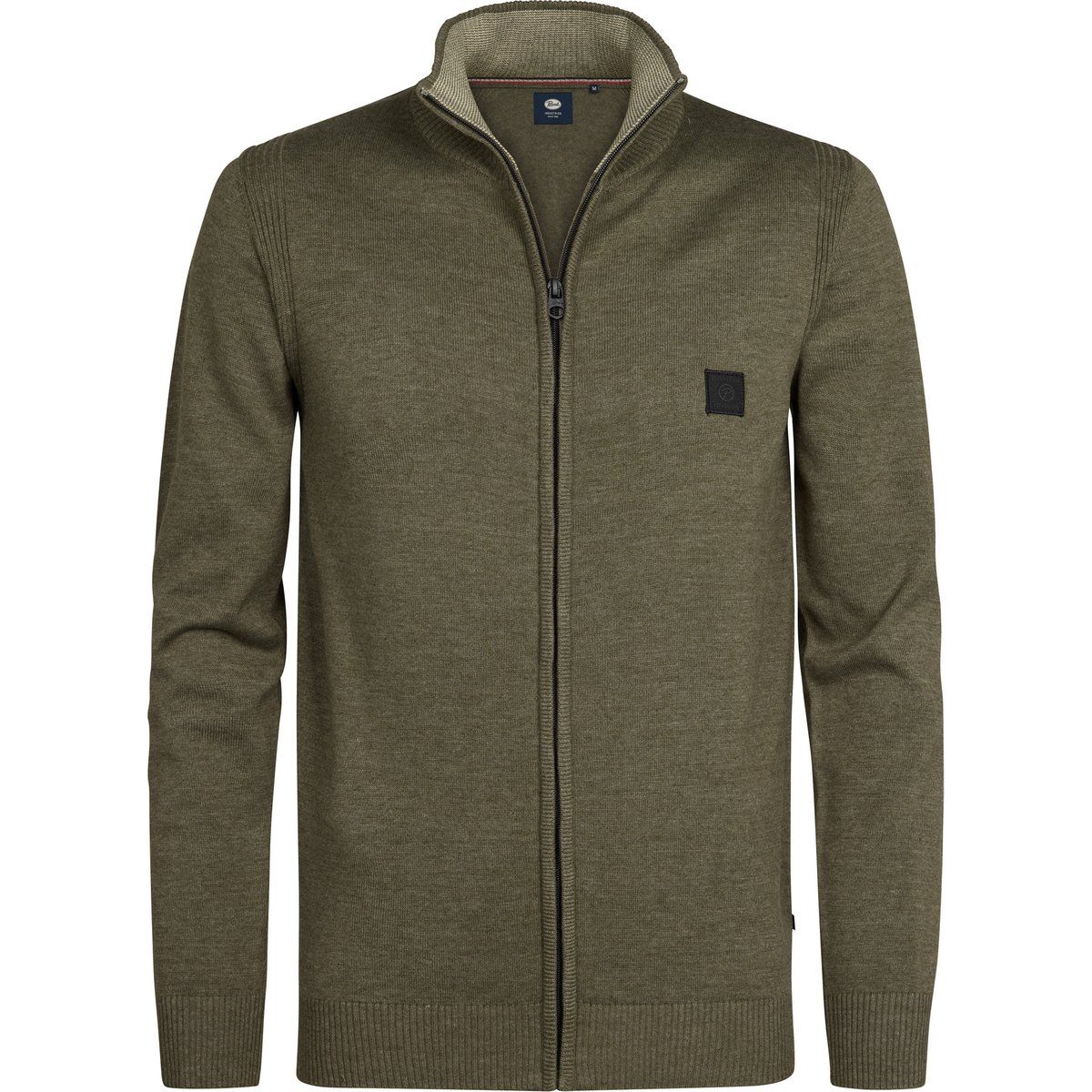 Feine Strickjacke mit Reißverschluss für Herren