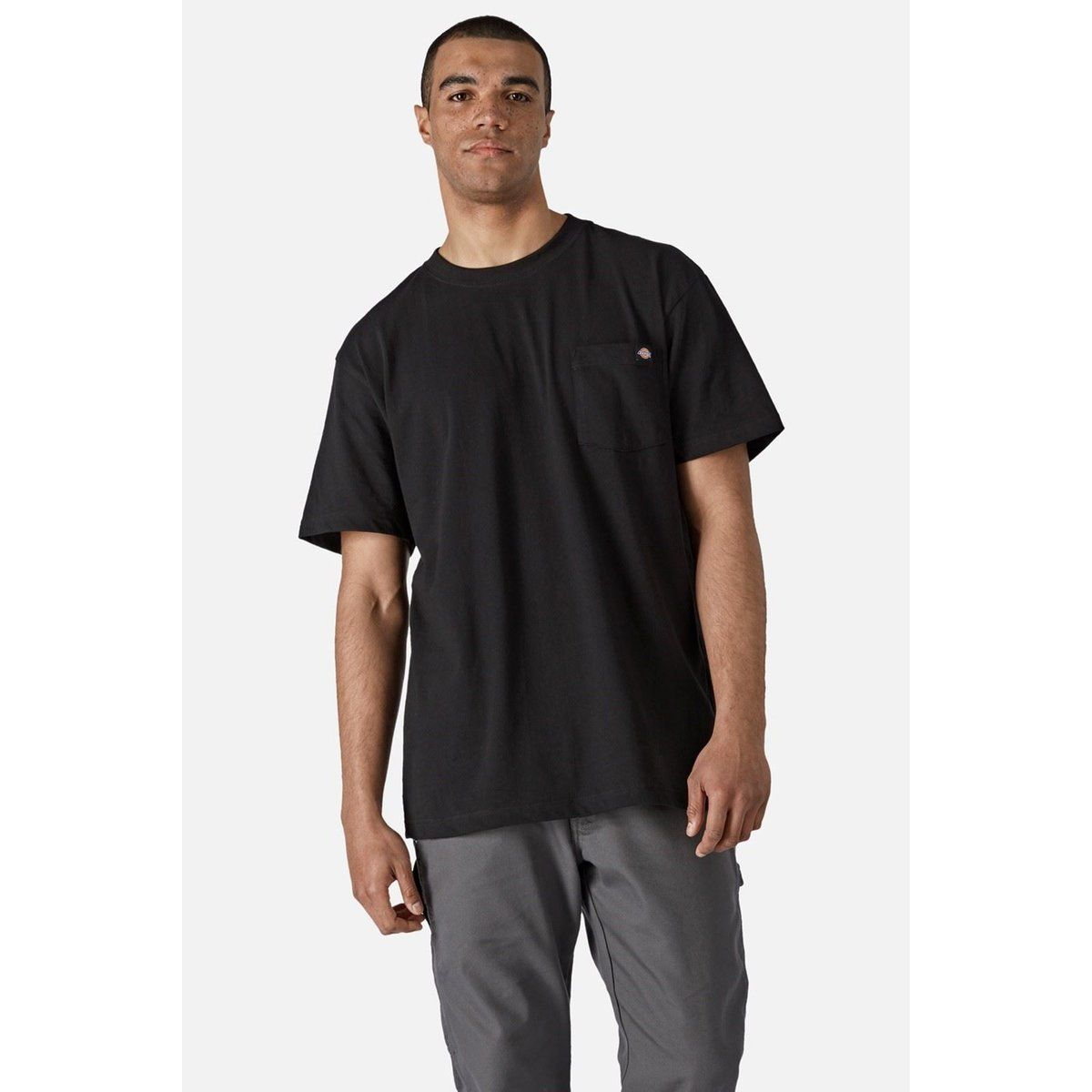 Dickies Kurzarm-Baumwolle Herren Schwarz
