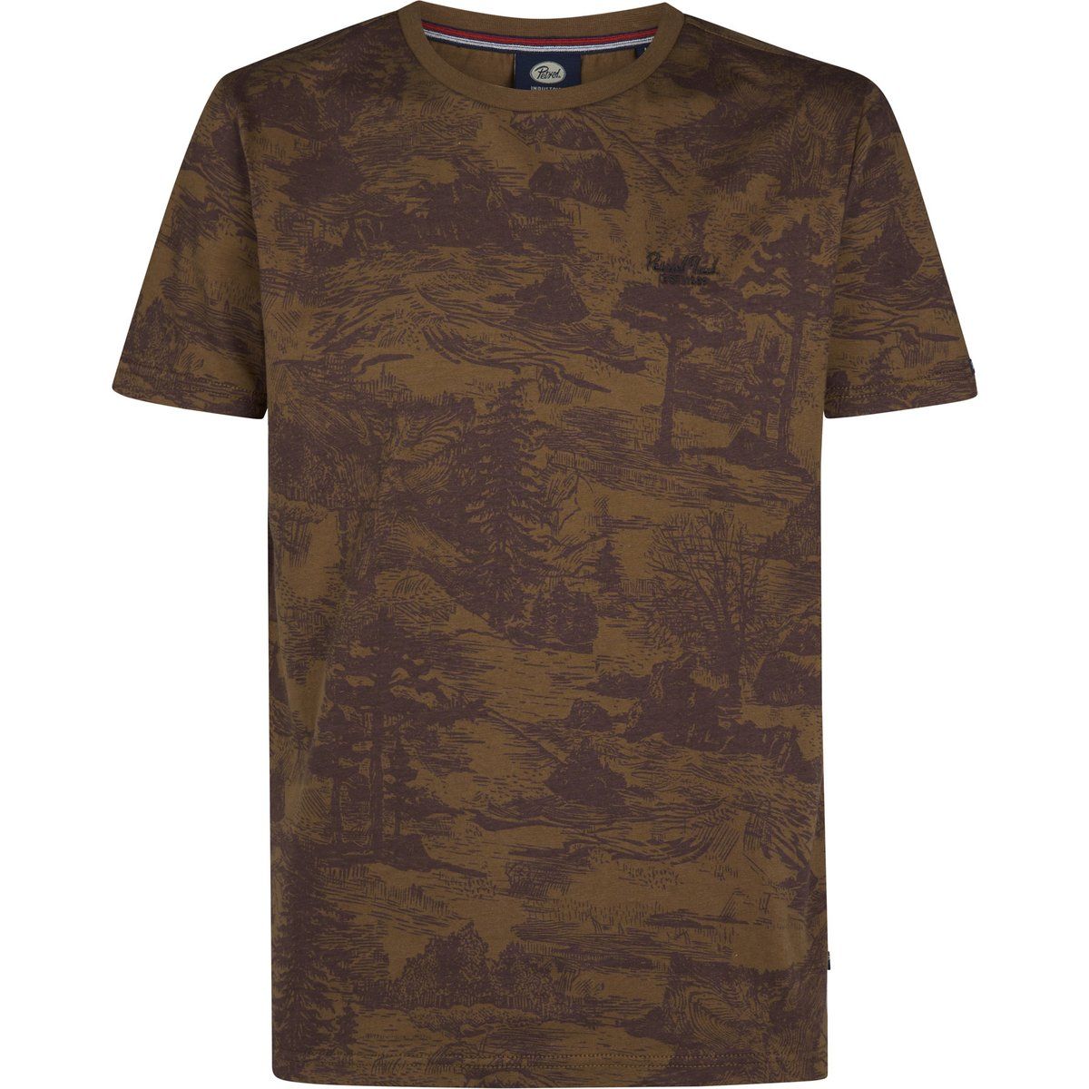 T-Shirt aus Bio-Baumwolle mit Allover-Print