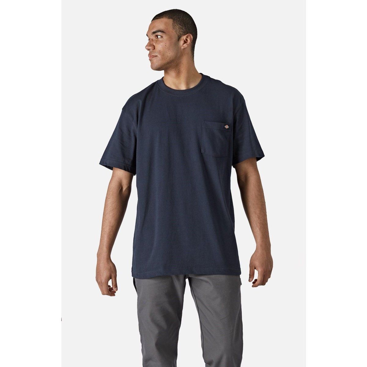 Dickies Kurzarm Baumwoll Herren Blau