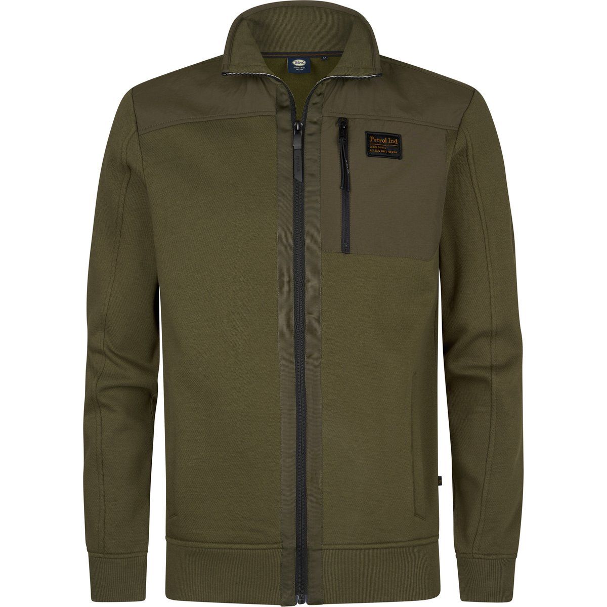 Sportliche Sweatshirt-Jacke mit Reißverschluss