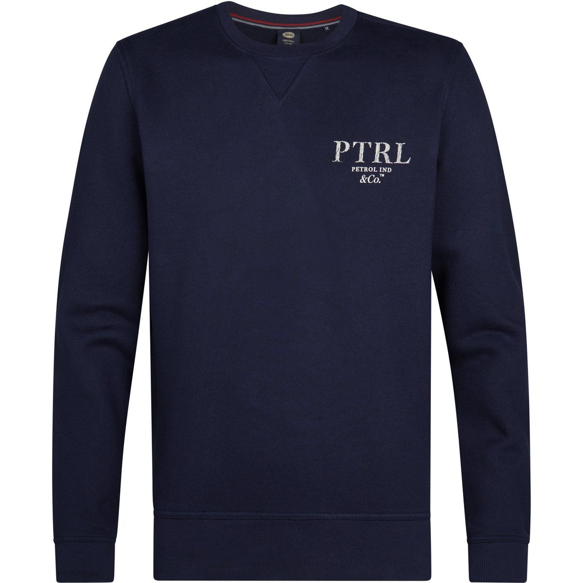 Klassisches Baumwoll-Sweatshirt mit Rundhalsausschnitt
