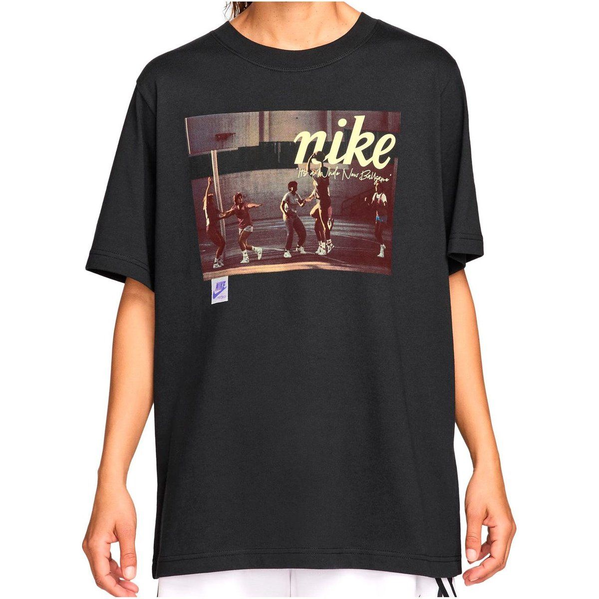 Baumwoll-T-Shirt mit Grafikprint