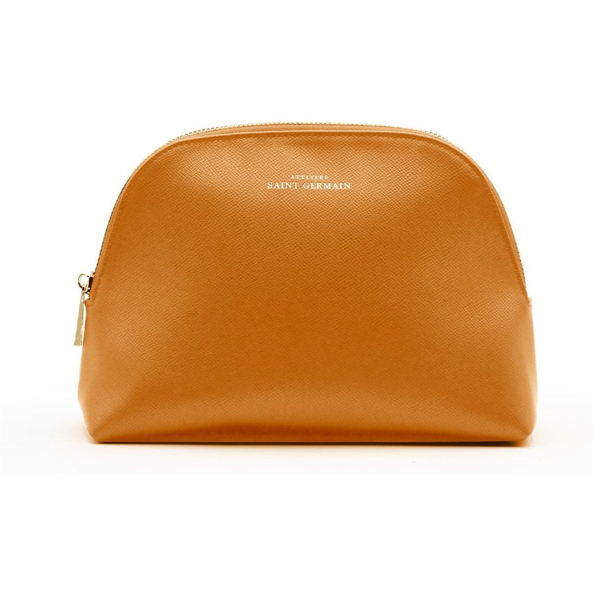 Minimalistische Schminktasche aus Leder