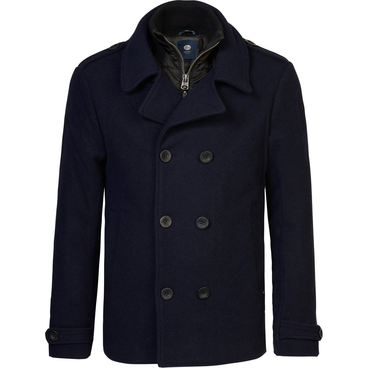 Klassische Marineblaue Cabanjacke für Herren