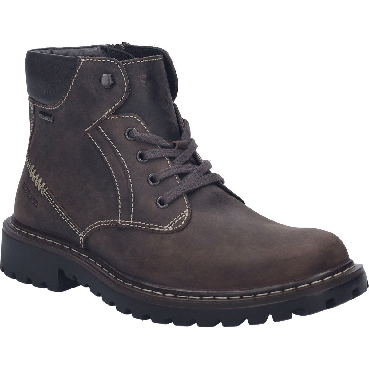 Robuste Lederstiefeletten zum Schnüren