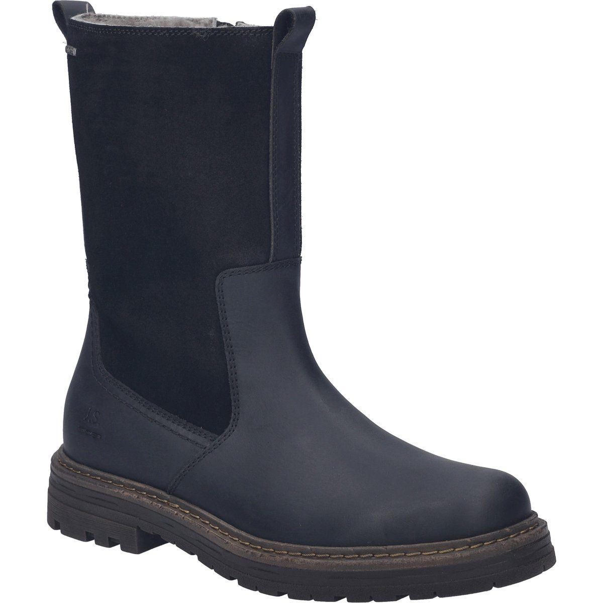 Klassische Lederstiefel bis zur Wade