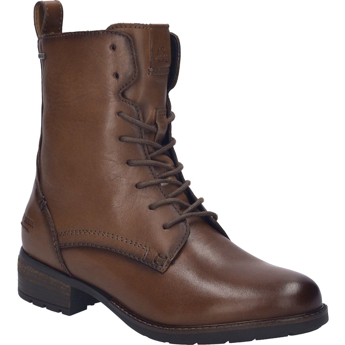 Klassische Schnürstiefelette aus Leder