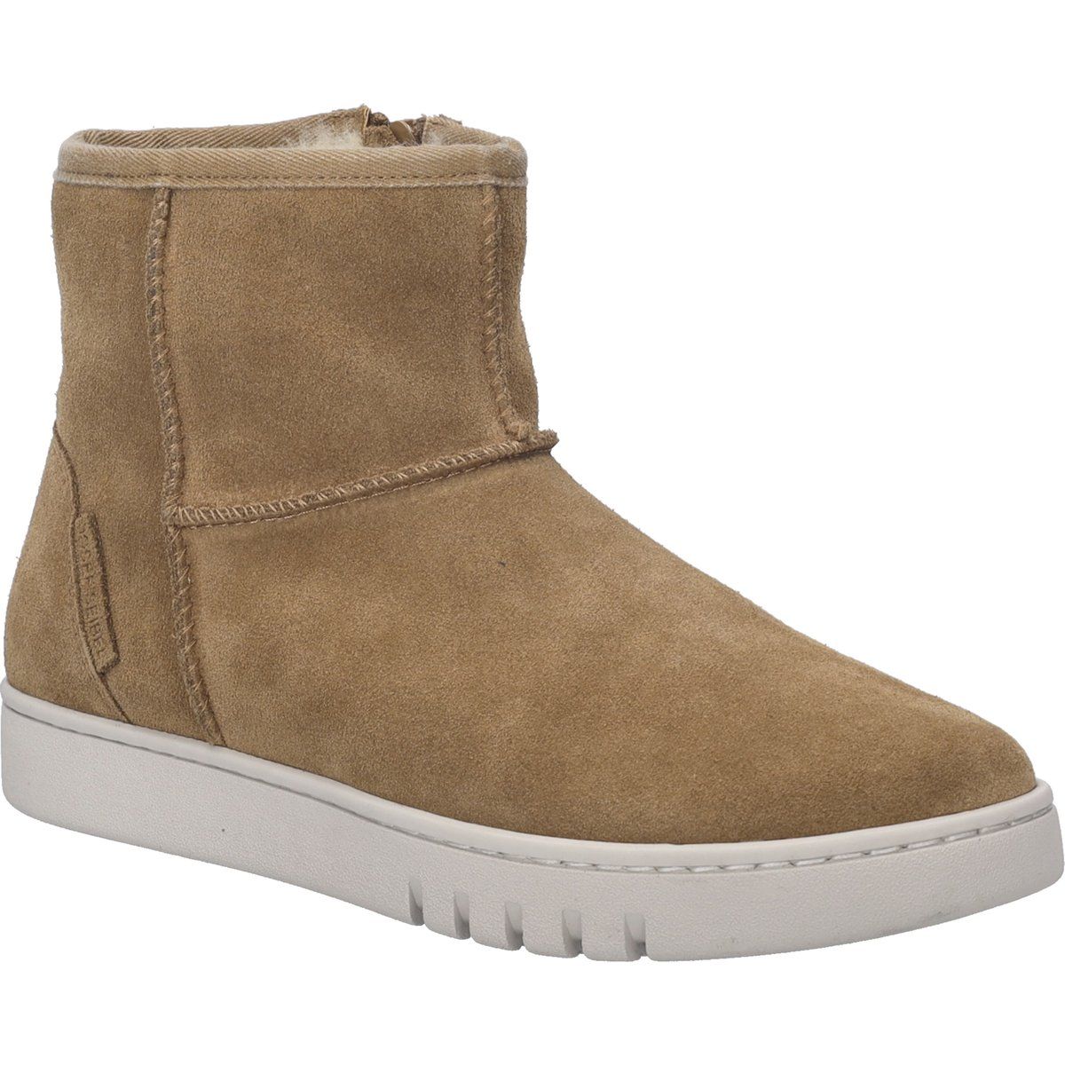 Stiefelette aus Wildleder mit Reißverschluss
