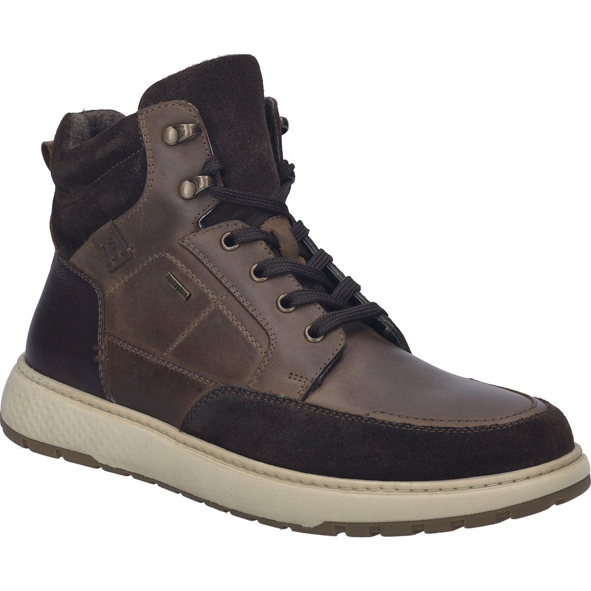 Herren-Leder-Schnürstiefelette