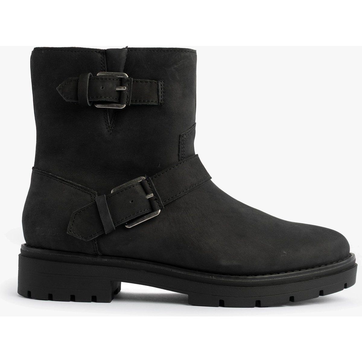 Toms Ionie Moto Damen Stiefeletten Schwarz