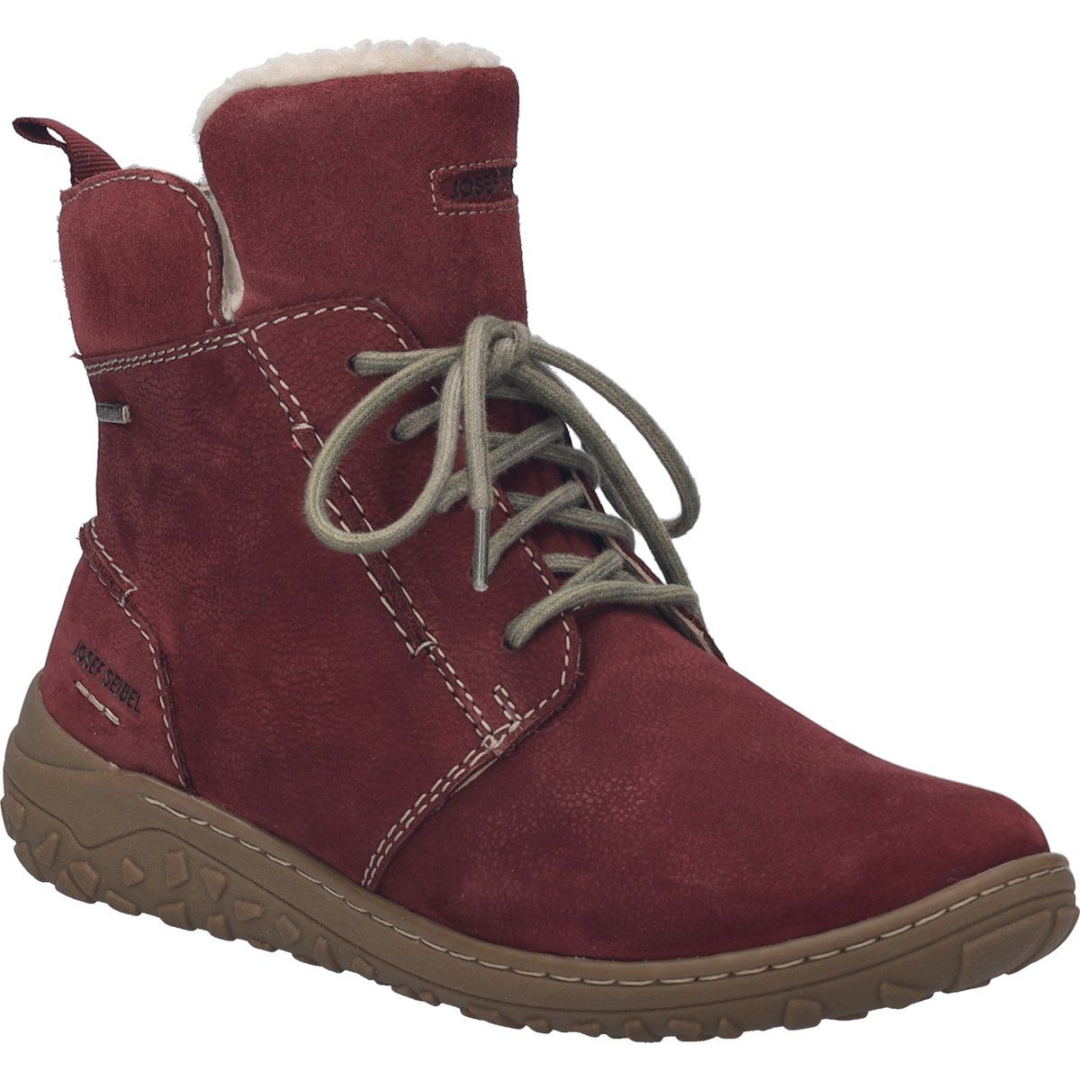 Damen Schnürstiefelette aus Leder