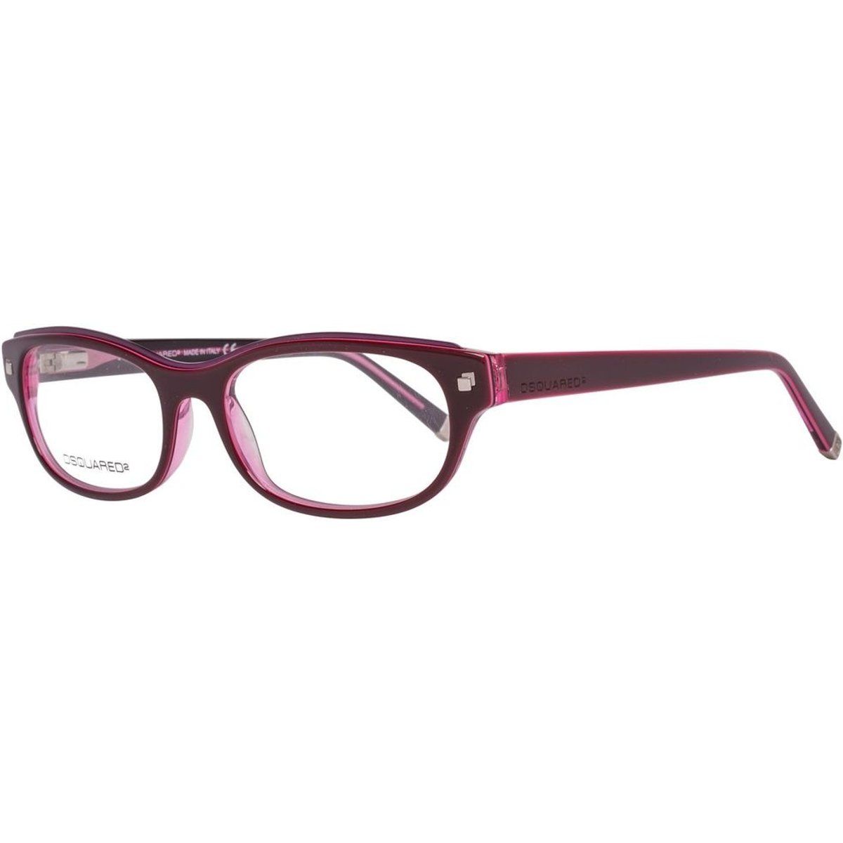 Dsq5022 Brille Rosafarbene Ovalrahmen
