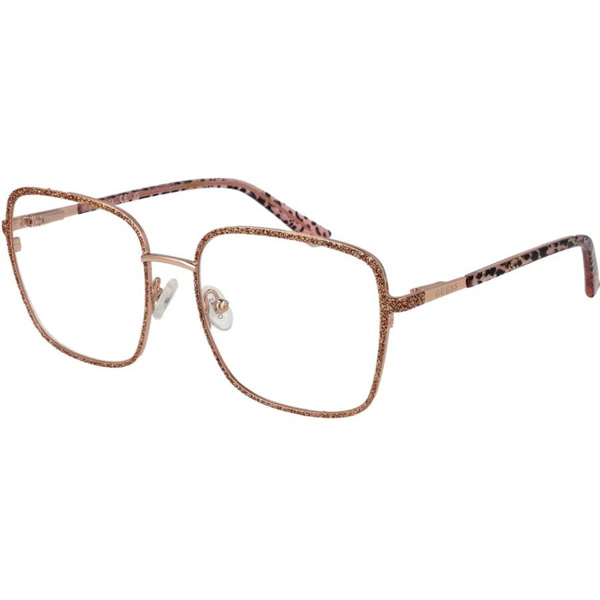 Quadratische Glitzer-Brille