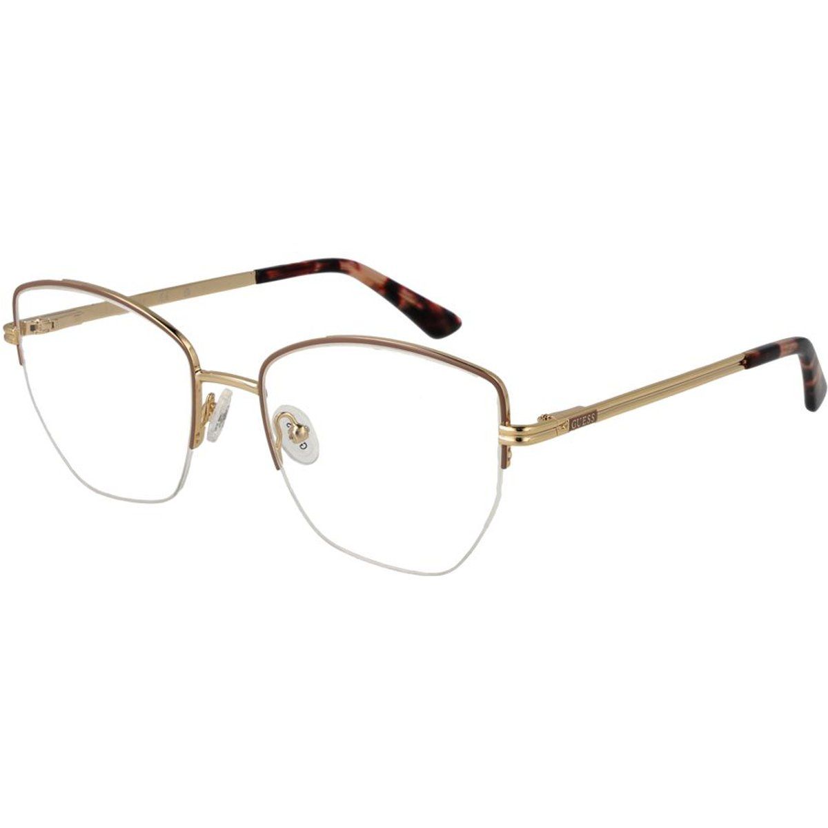 Metall Halbrand Brille