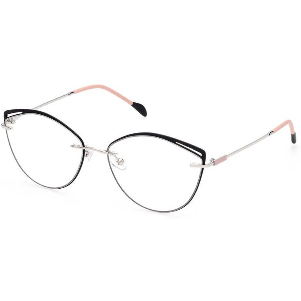 Cateye Silberner Rahmen für Brillen