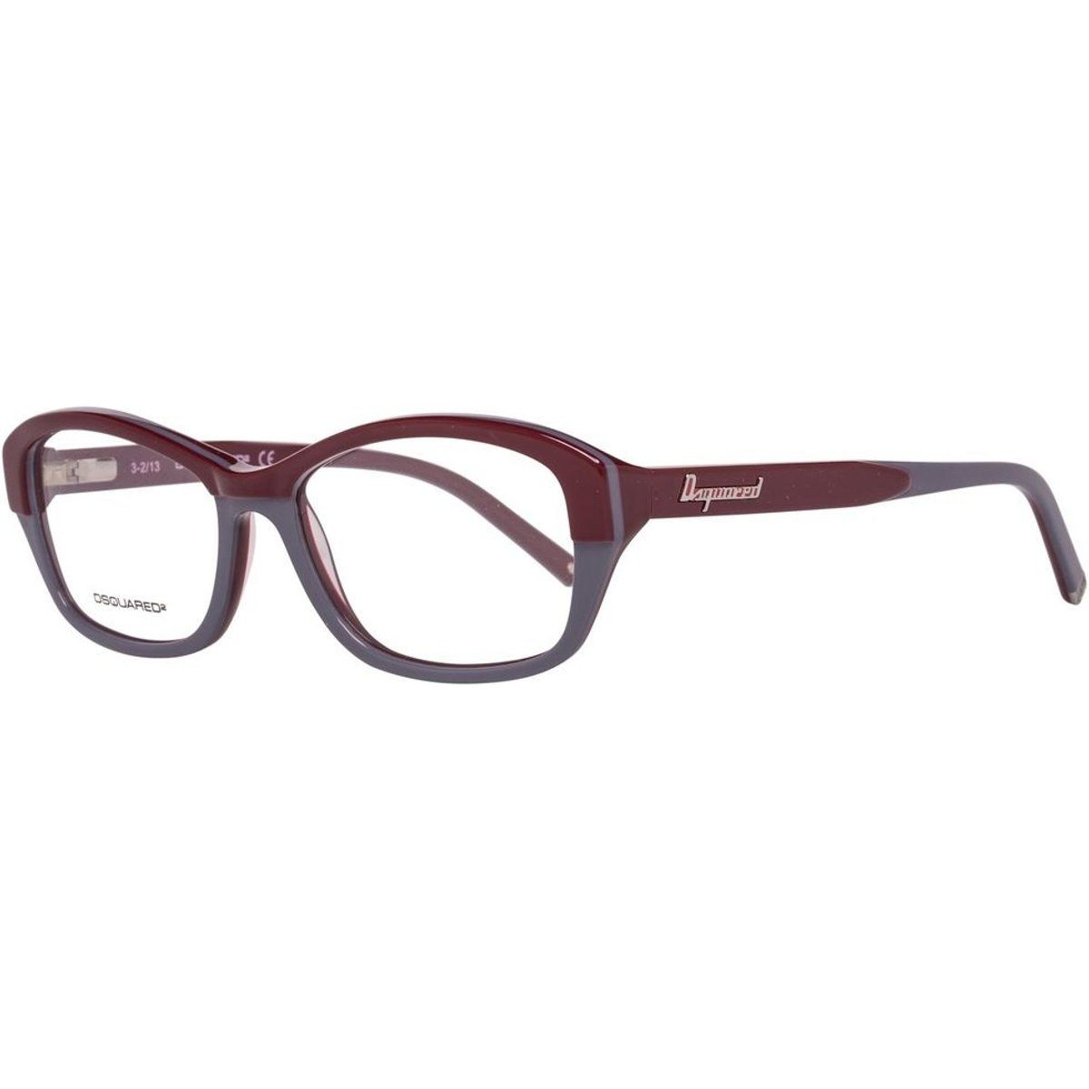 Dsquared 5117 Brille Burgunder-Grey