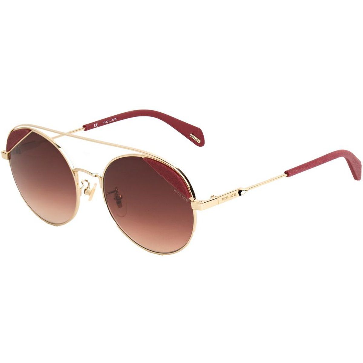Runde Sonnenbrille mit Metallrahmen