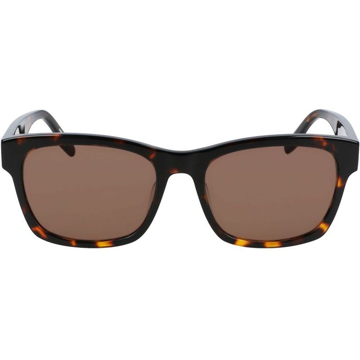 Klassische rechteckige Schildpatt Sonnenbrille