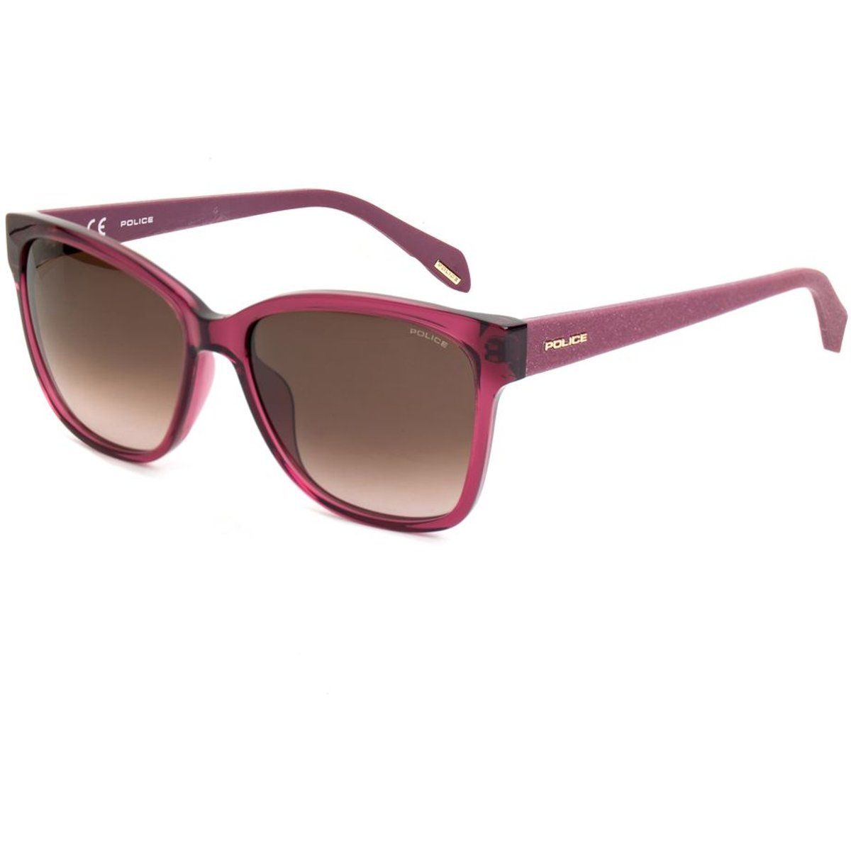 Sonnenbrille mit quadratischem Rahmen und Farbverlaufsgläsern