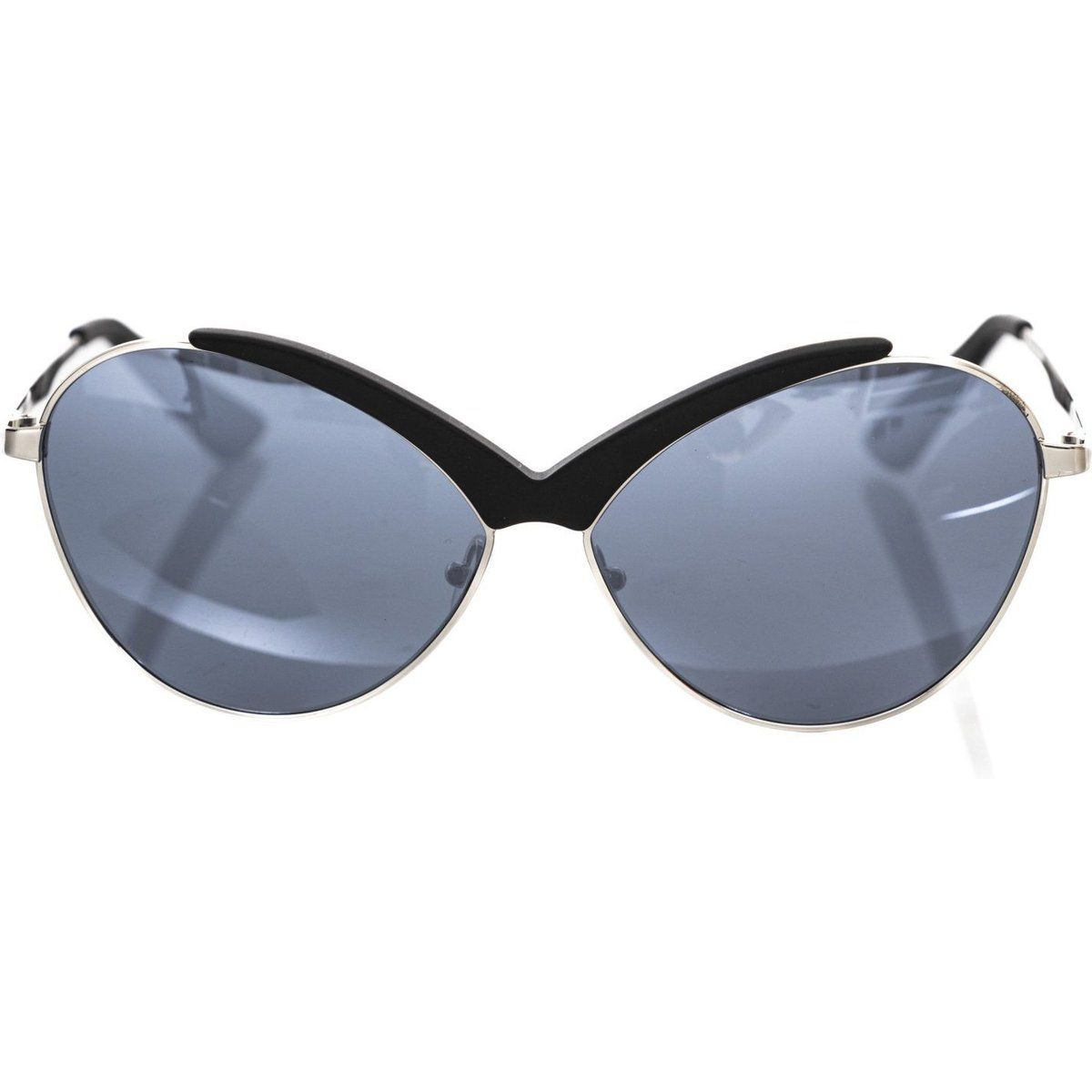 Chice Cateye Sonnenbrille mit silbernem Rahmen