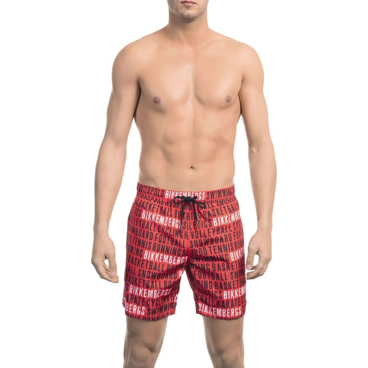 Herren Badehose mit Allover-Druck