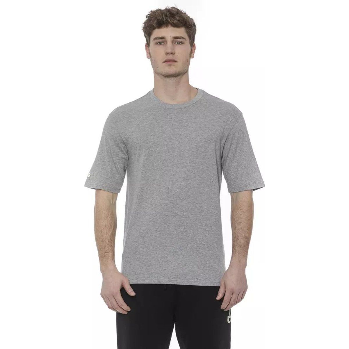 Übergroßes Kurzarm T-Shirt mit Rundhalsausschnitt