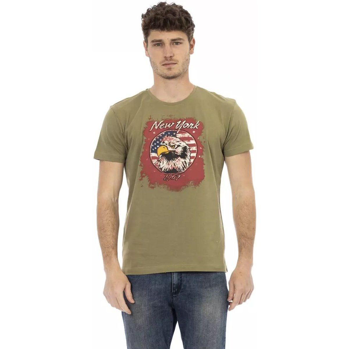 Vintage T-Shirt mit Adler-Grafik