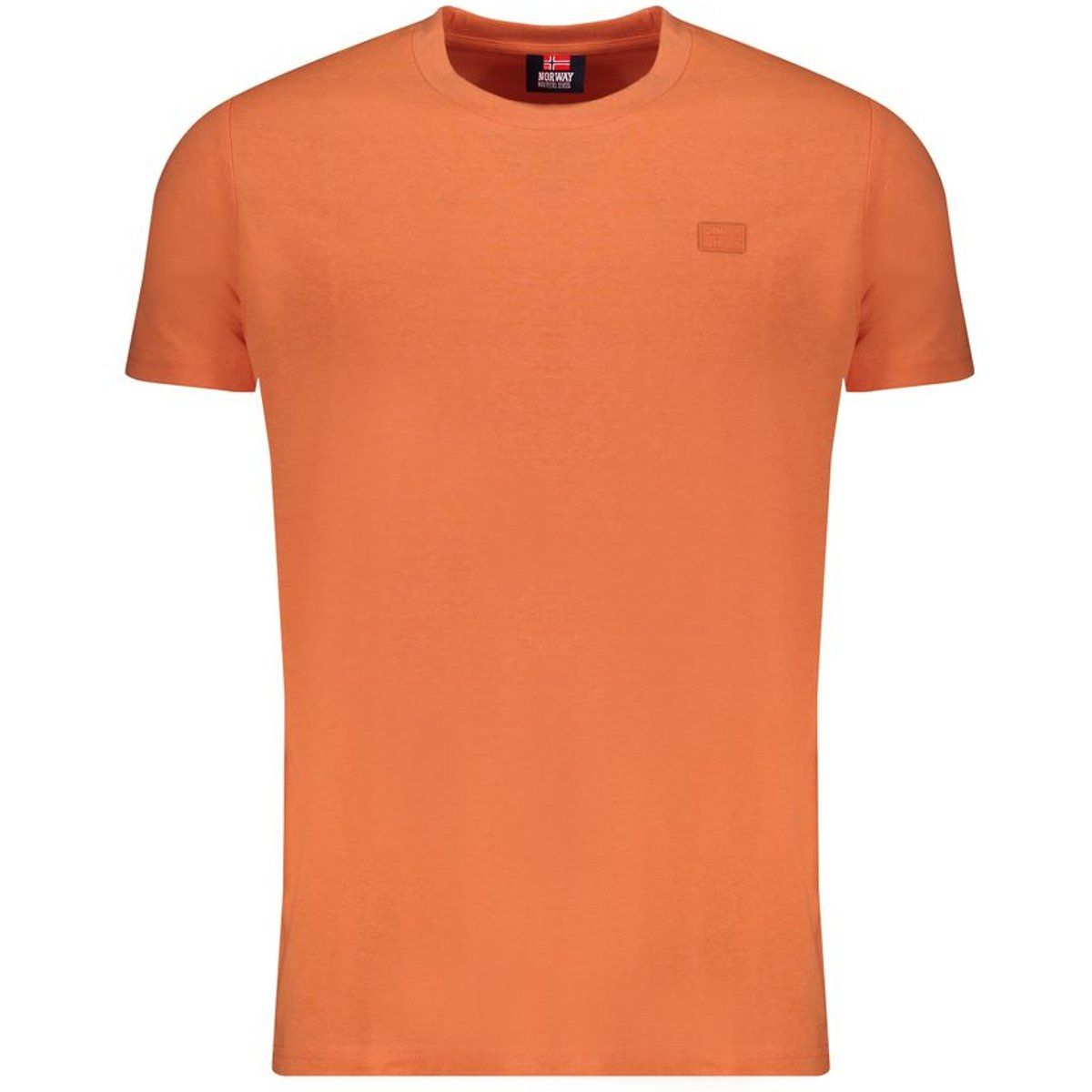 Lässiges Rundhals Kurzarm T-Shirt