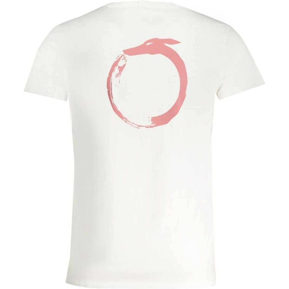 Minimalistisches Baumwoll-T-Shirt mit Rundhalsausschnitt