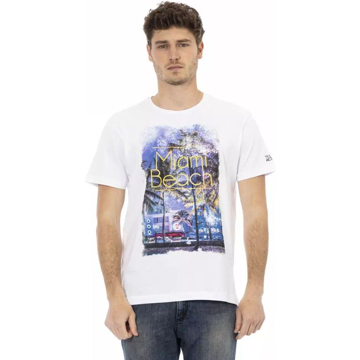 Miami Beach T-Shirt mit Grafikprint