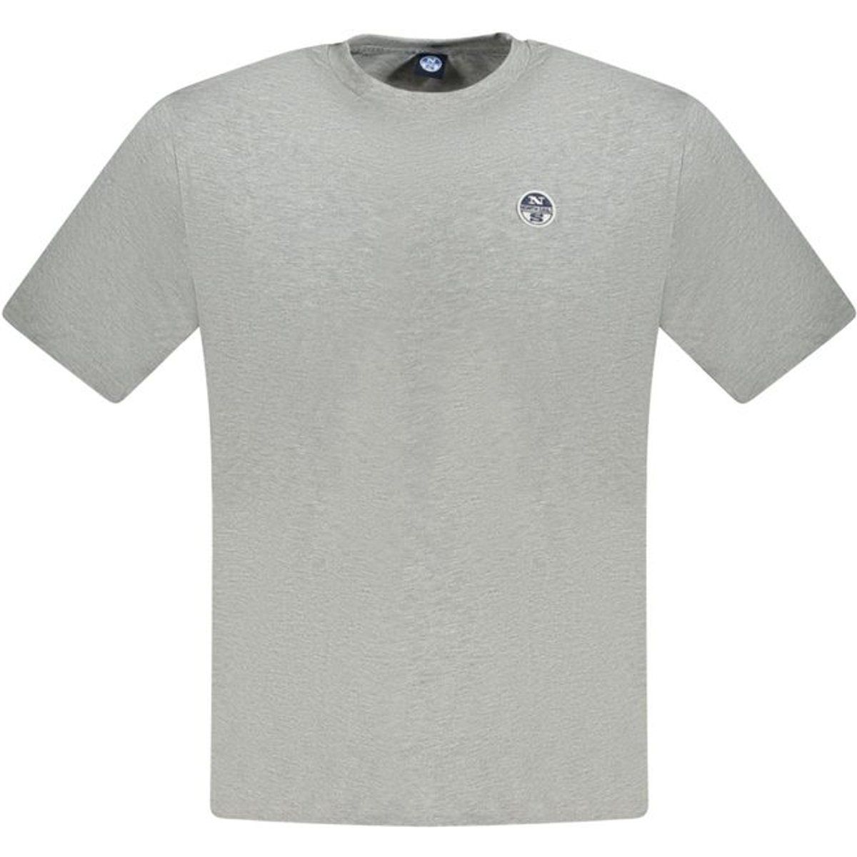 Lässiges Kurzarm-T-Shirt mit Rundhalsausschnitt