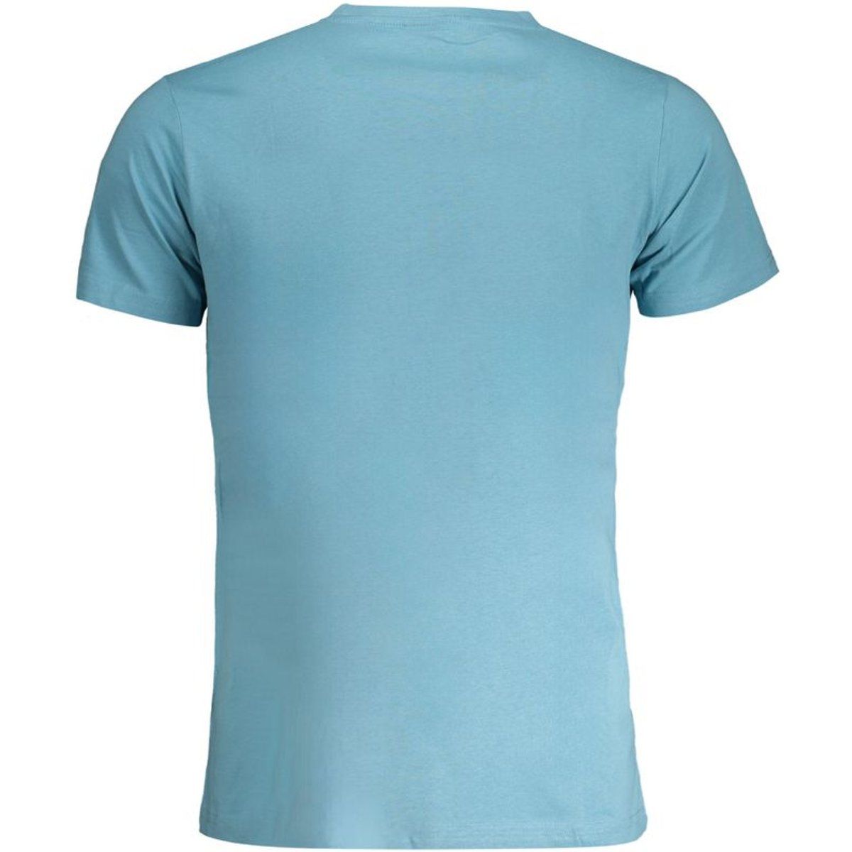 Lässiges, einfarbiges T-Shirt mit Rundhalsausschnitt