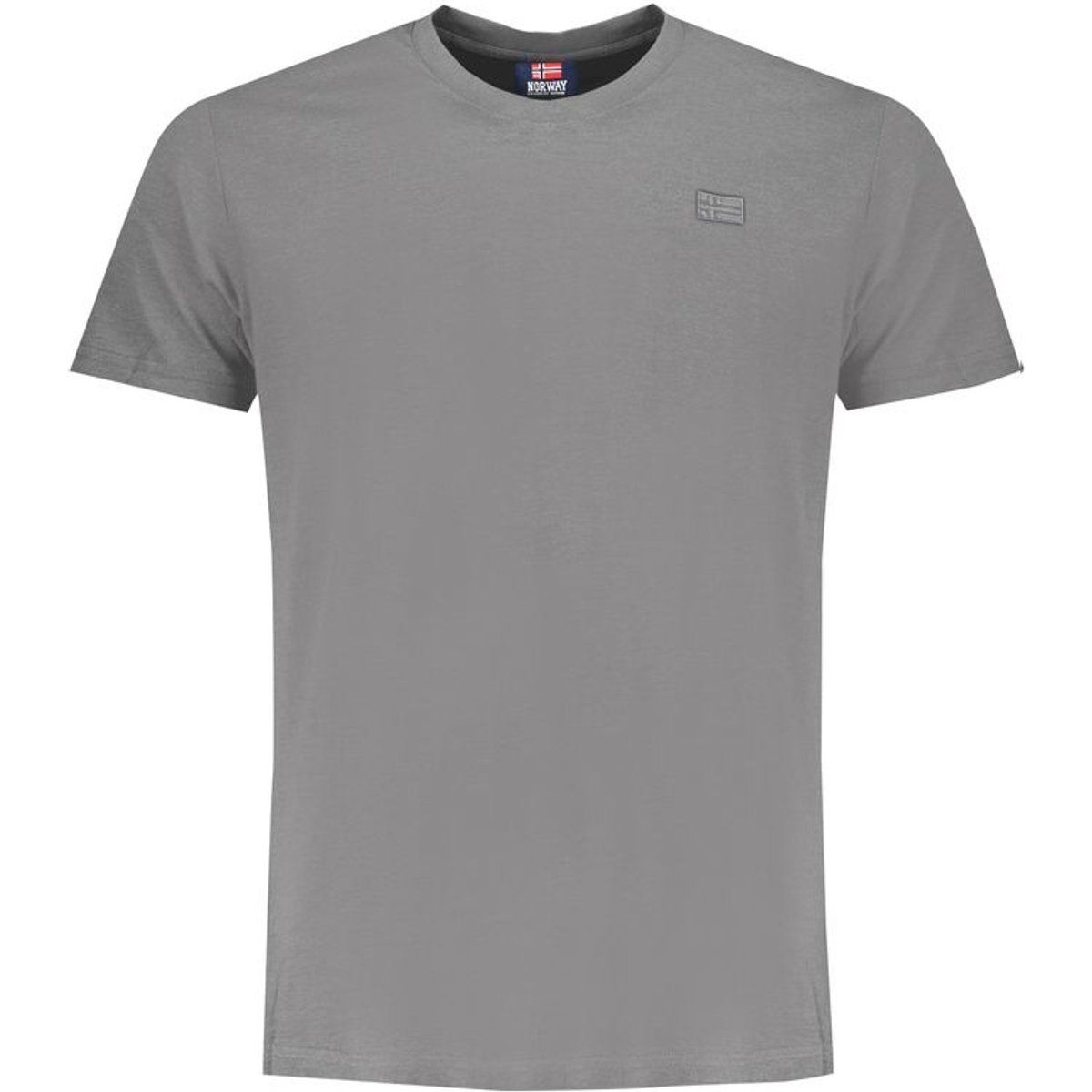 Klassisches Baumwoll-T-Shirt mit Rundhalsausschnitt