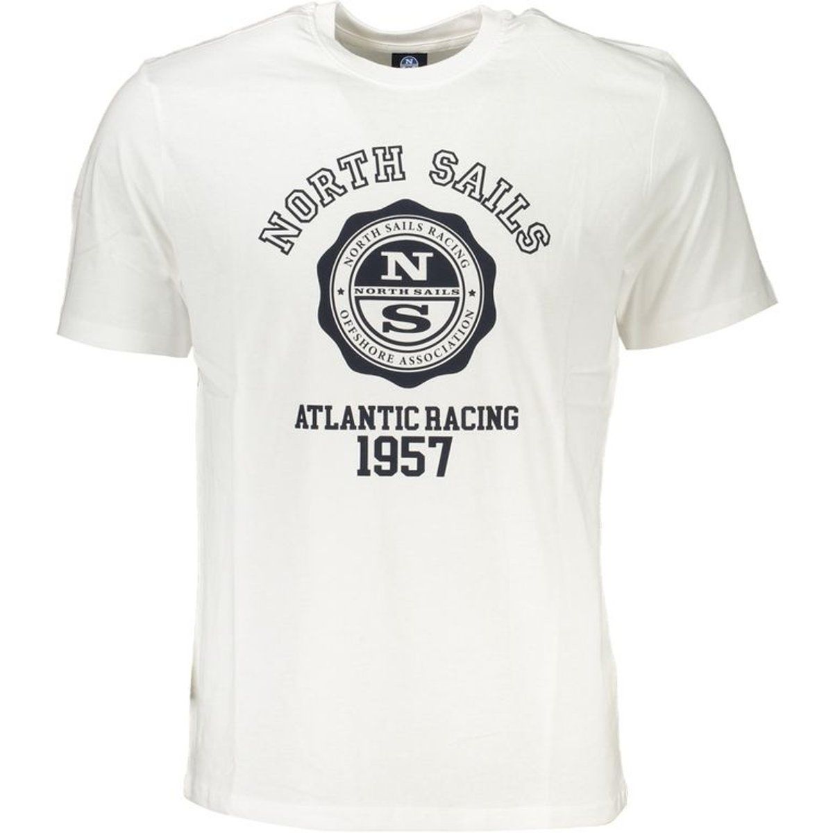 Kurzarm-T-Shirt mit maritimem Grafikprint