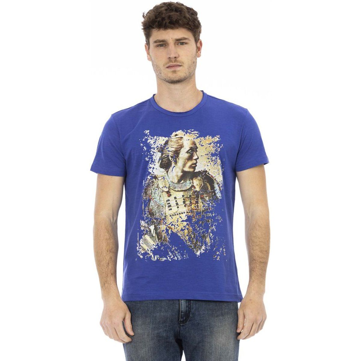 Samurai Grafik Kurzarm T-Shirt