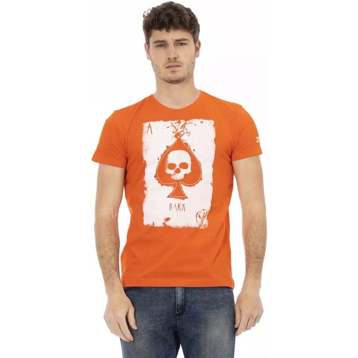Baumwoll T-Shirt mit Grafikprint