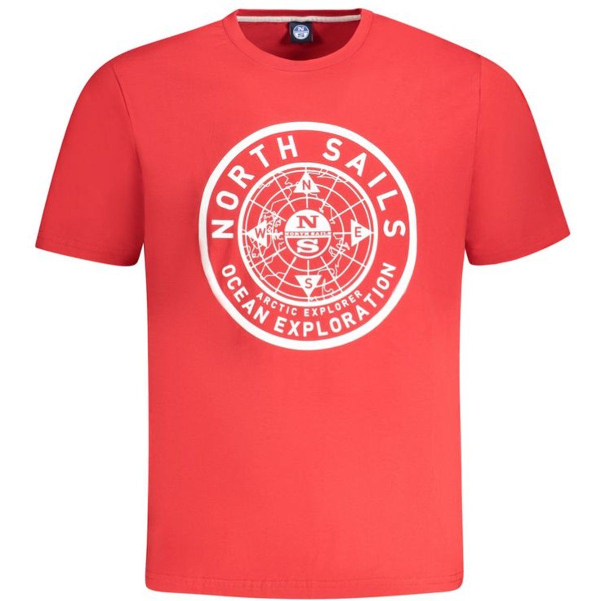 Baumwoll T-Shirt mit Grafikprint