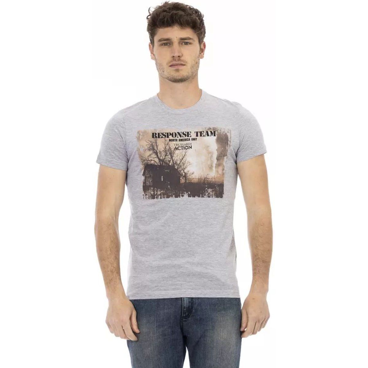 T-Shirt mit Grafikprint und Rundhalsausschnitt