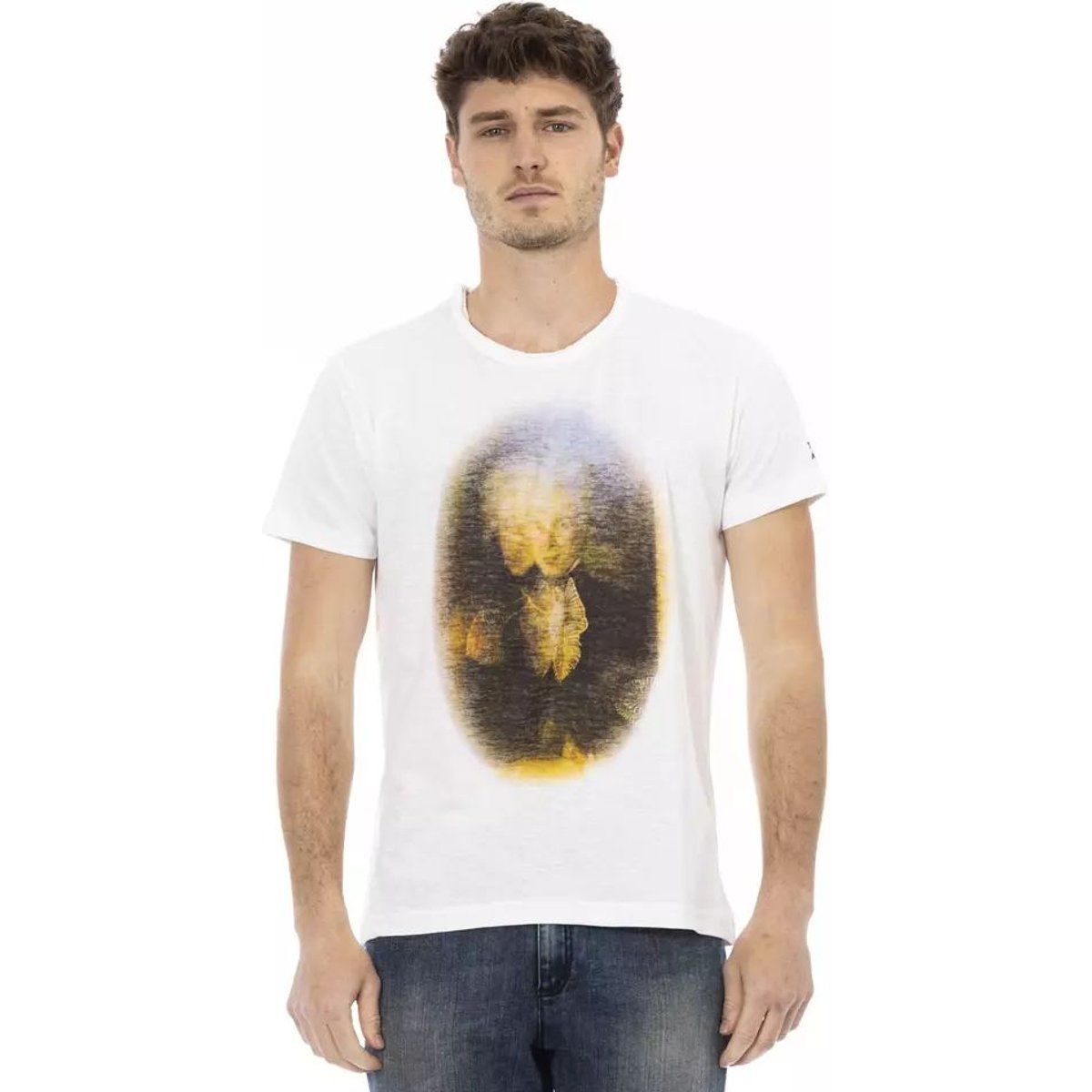 Grafikdruck Kurzarm T-Shirt