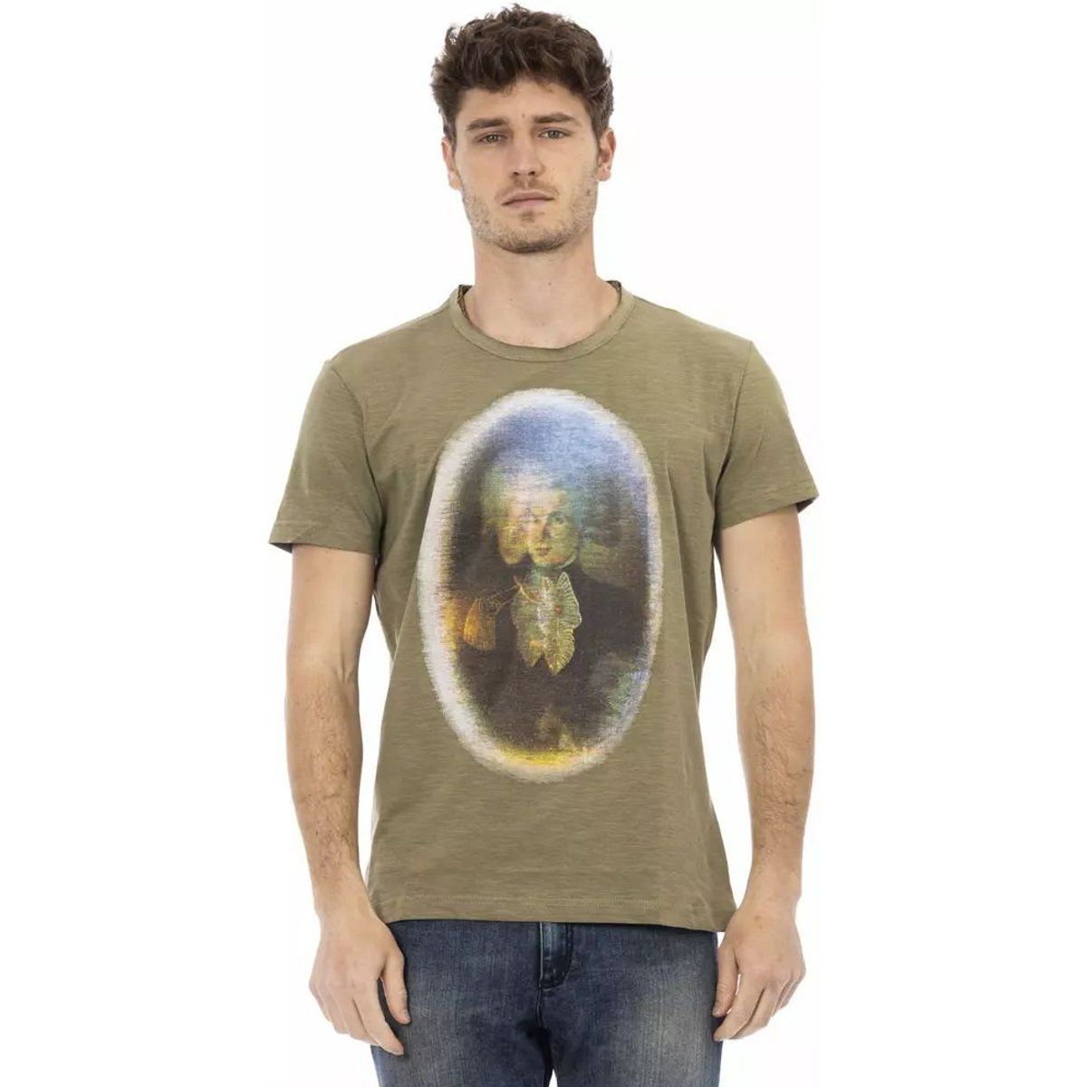 Grafikdruck Kurzarm T-Shirt