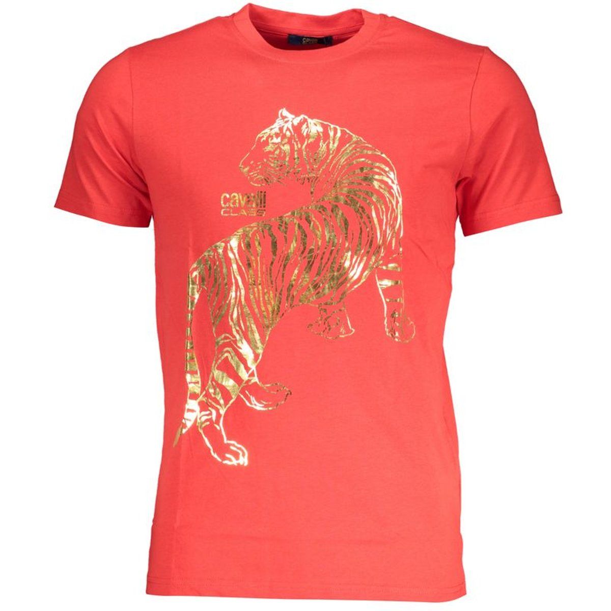 T-Shirt mit Tigergrafik und kurzen Ärmeln