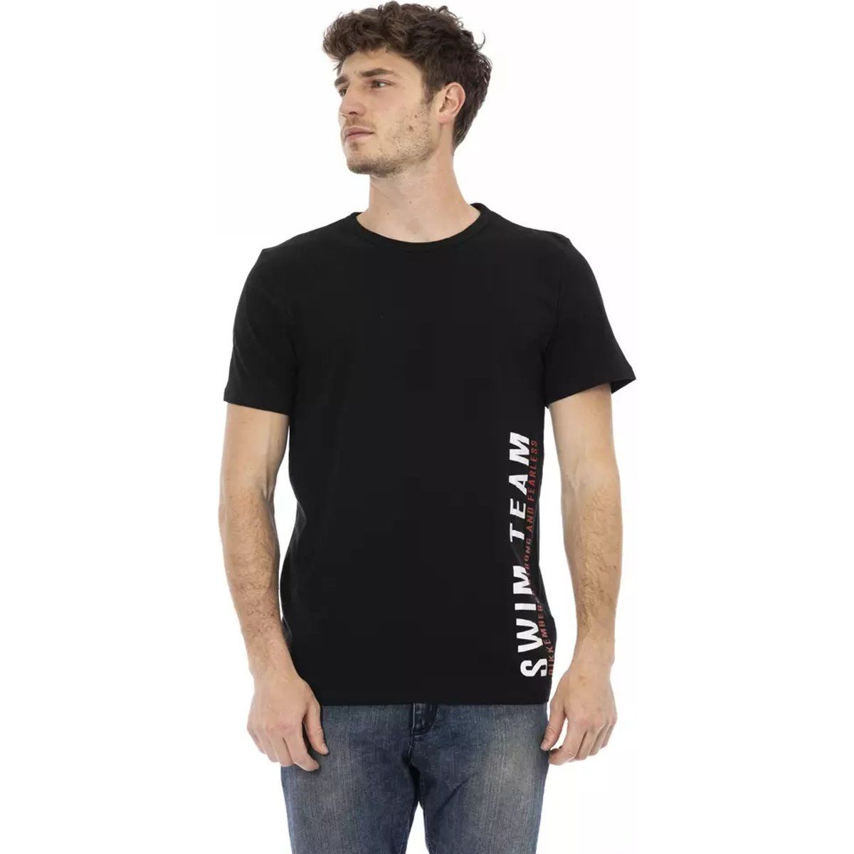 Lässiges Swim Team Grafik T-Shirt