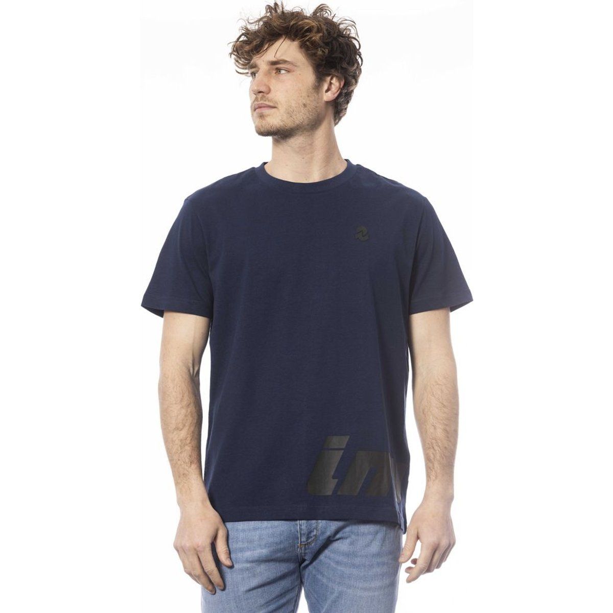 Grafik-T-Shirt mit Baumwoll-Logoprint