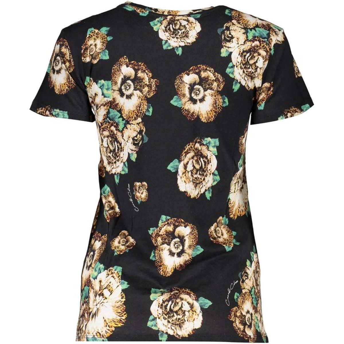 Kurzarm T-Shirt mit Blumenmuster