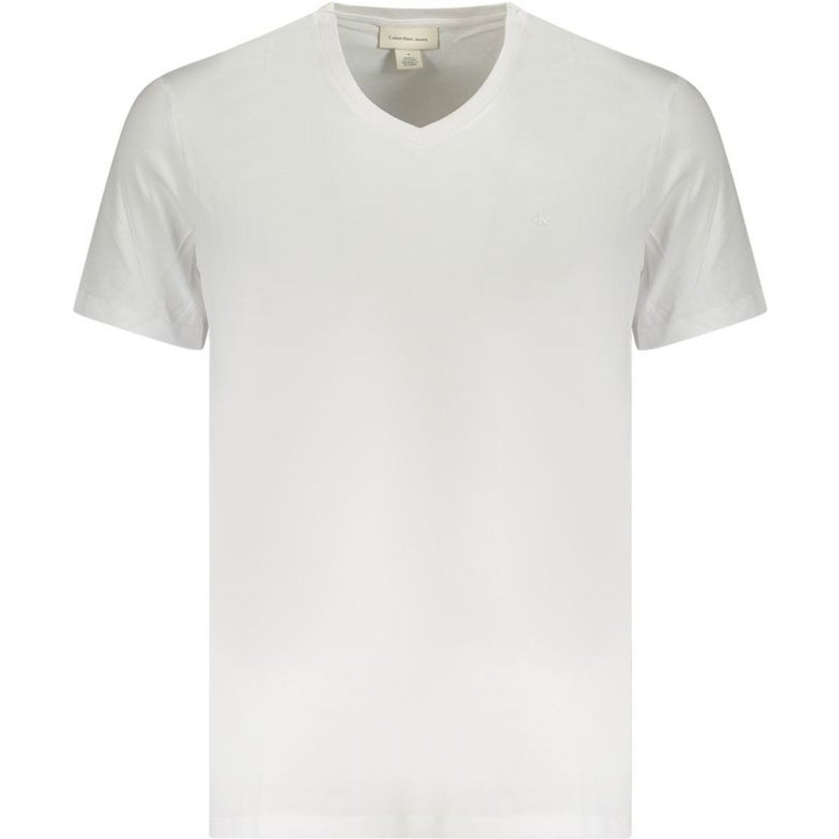 Klassisches Baumwoll-T-Shirt mit V-Ausschnitt